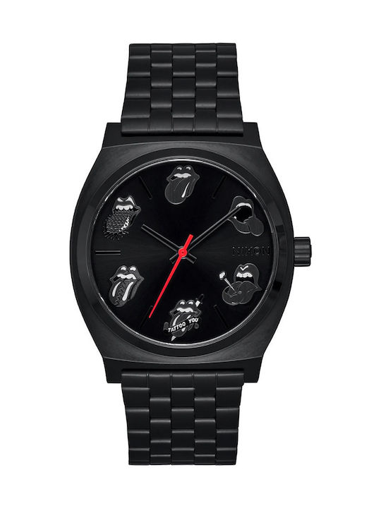 Nixon Rolling Stones Time Teller Ρολόι Μπαταρίας με Μεταλλικό Μπρασελέ Nixon Rolling Stones Time Teller Ρολόι Μπαταρίας με Μεταλλικό Μπρασελέ