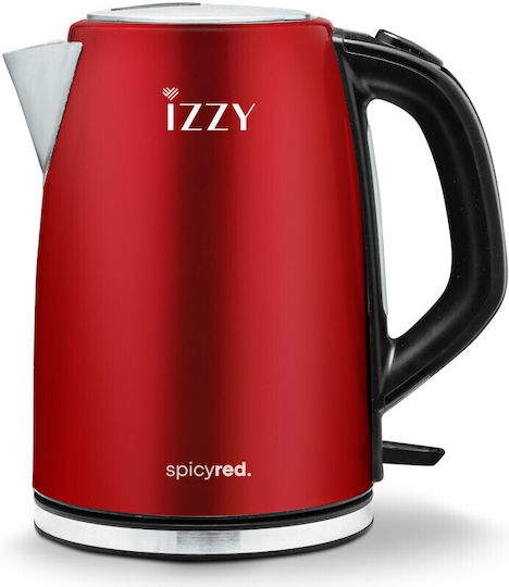 Izzy IZ-3011 Βραστήρας 1.7lt 2200W Κόκκινος