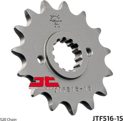 JT Sprockets Vorderes Ritzel 15 Zähne für Kawasaki KLR 250