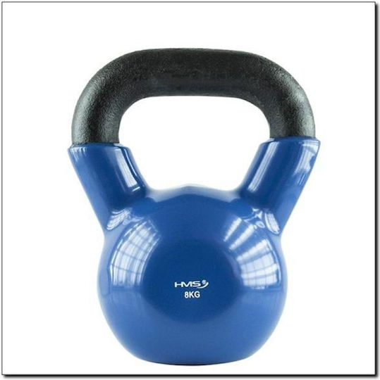 HMS KNV08 Kettlebell Βινυλίου 8kg Μπλε