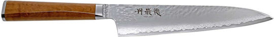Ryusen Messer Chefkoch aus Damaststahl 21cm