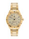Edition Three Ceas Bărbați 41mm Baterie cu Aurie Brățară Oțel Inoxidabil