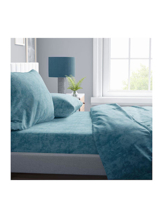 Dimcol Shadow Super Double Duvet Cover 220x240 20 Turquoise