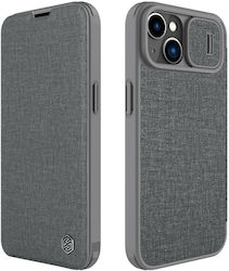 Nillkin Qin Pro Book Πλαστικό Γκρι (iPhone 14)