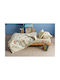 Charalambidis Textiles Παιδικό Κουβερλί Μονό Πειρατές Μπεζ 160x230εκ.