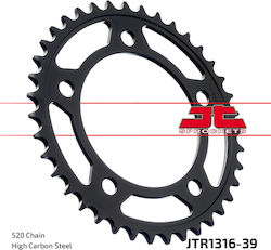 JT Sprockets Rear Sprocket 39 Teeth for Honda Integra 700 / Integra 750