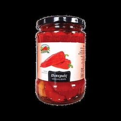 O Mpaxes Peppers Roasted 580gr O Mpaxes Peppers Roasted 580gr