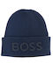 Hugo Boss Knitted Beanie Cap Navy Blue 50476440-404