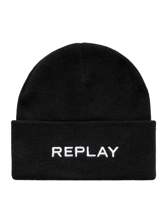 Beanie Ανδρικός Σκούφος Πλεκτός σε Μαύρο χρώμα