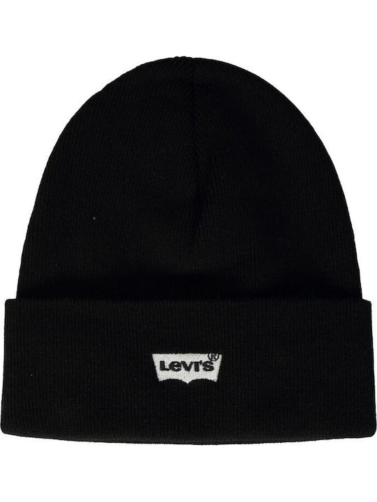 Beanie Männer Beanie Gestrickt in Schwarz Farbe