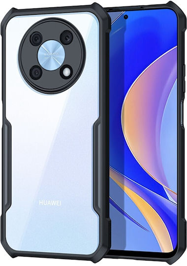 Xundd Hybrid Back Cover Σιλικόνης Μαύρο (Huawei Y90)