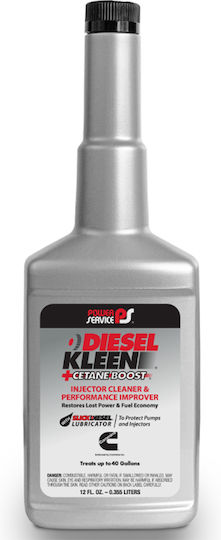 Power Service Diesel Kleen + Cetane Boost Πρόσθετο Ενισχυτικό Αριθμού Κετανίων Αυτοκινήτου 355ml