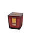 Heart & Home Scented Soy Candle Jar with Scent Amber & Vetiver White 210gr 1pcs