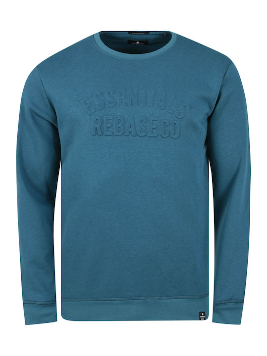 Rebase Herren Sweatshirt Petrol Blau