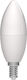 Avide ABC14WW-2.9W LED-Lampe 2.9W 103mm für Fassung E14 und Form C37 Warmes Weiß 470lm