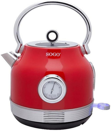 Sogo Електрическа Кана 1.8л 2200W Червена