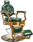 JT3021 Barber Chair with Adjustable Height Green