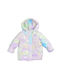 Evita Kids Quilted Jacket Long with Lining & Hood Lilac