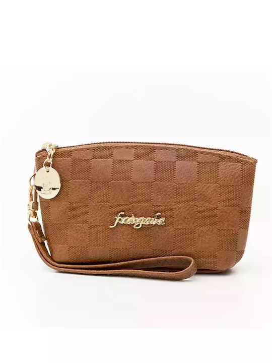 Fragola Damen Necessaire Brown Chess 16cm