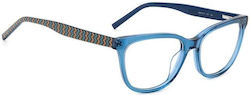Missoni Damen Acetat Schmetterling Blau MMI 011...