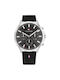 Tommy Hilfiger Ryder Watch Chronograph Battery with Black Leather Strap