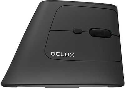 Delux MV6 Wireless Ergonomic Vertical Mouse Black