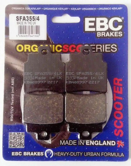 EBC Τακάκια Μοτοσυκλέτας Εμπρός για Sym GTS300 / 300 JOYMAX / Z 2008-2021 για Kymco Grand Dink Sym Joymax Z 300 / GTS 250