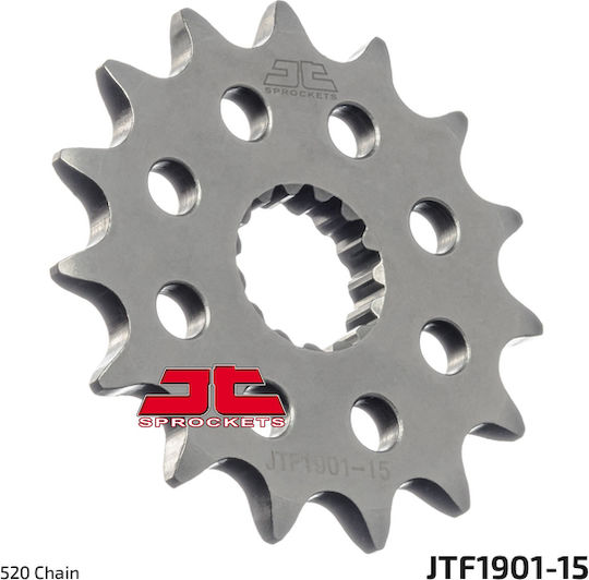 JT Sprockets Vorderes Ritzel 15 Zähne für KTM 400 EXC 00-11 / EXC 250 00-03 / EXC 530 08-11