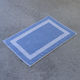 Nima Dobby Hotel-Badteppich Blau 50x80cm