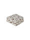 Nuuroo Bao Autumn Leaf Muslin Changing Pads White 70x70cm. 2pcs