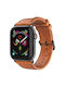 Dux Ducis Strap Synthetic Leather Light Brown (Apple Watch 44/45/46mm/Ultra 49mm)