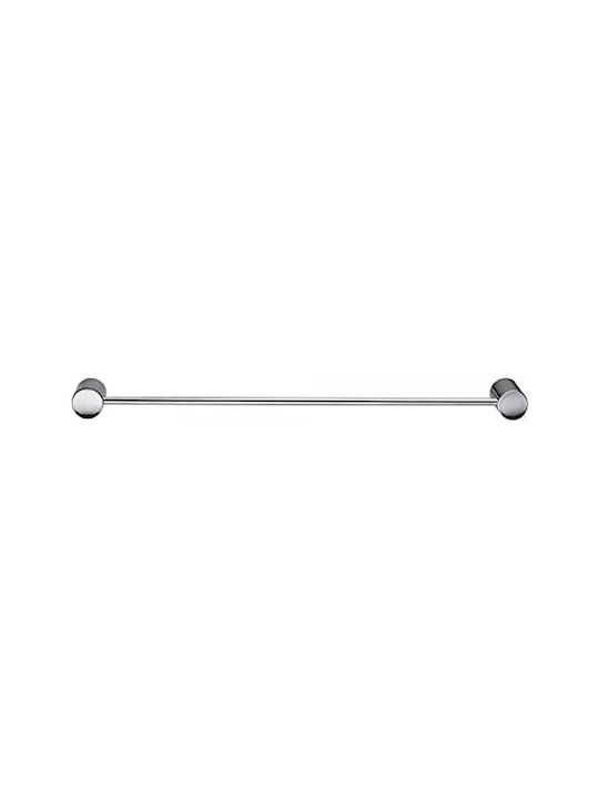 EDM Grupo Single Wall-Mounted Bathroom Rail Inox Silver