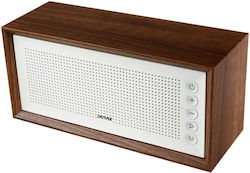 Denver BTS-210 Bluetooth Speaker 10W with Radio Brown / White