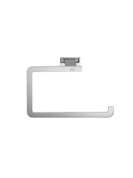 Kleine Wolke Meo Single Wall-Mounted Bathroom Ring ​23x6.3cm Inox Silver
