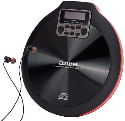 Aiwa Φορητό Ηχοσύστημα PCD-810 με CD σε Κόκκινο Χρώμα