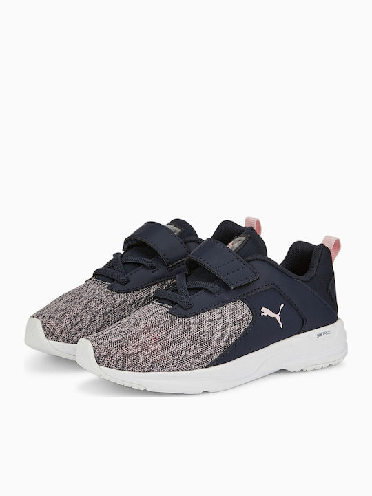 Comet 2 Alt Kids Sports Shoes Running with Hoop & Loop Closure Parisian Night