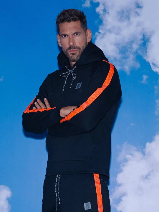 Sweatshirt mit Kapuze Schwarz