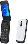 Alcatel 2057D Dual SIM Mobile Phone with Buttons (English Menu) White