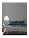 Kocoon Komo Σετ Σεντόνια Υπέρδιπλα 240x270εκ. Blue (4τμχ)