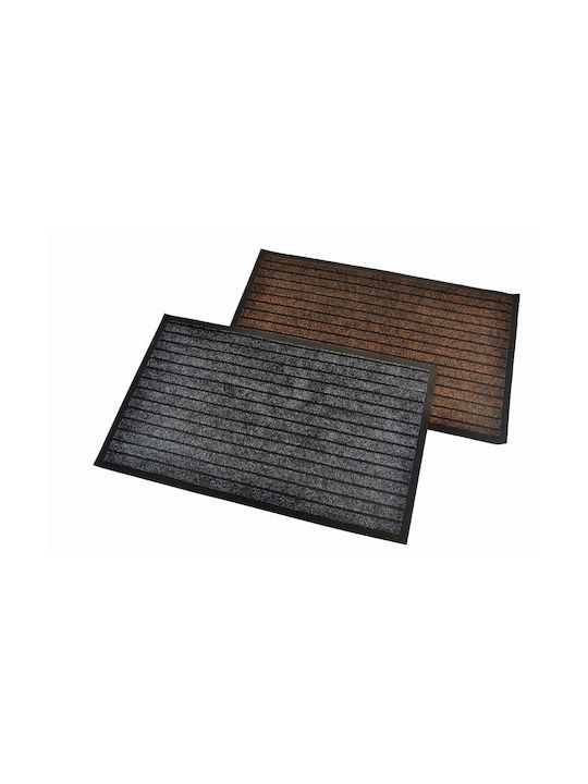 Sidirela Fußmatte Teppich mit rutschfester Unterlage Gray 50x85cm