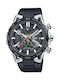 Casio Edifice Watch Solar with Black Rubber Strap