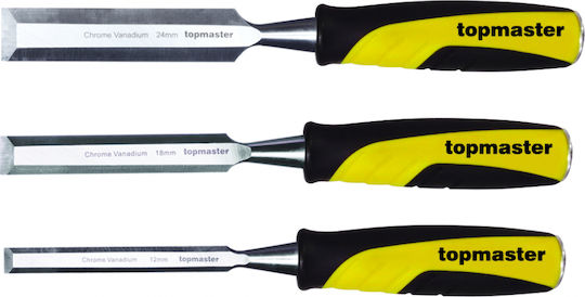 Topmaster Секачки с Изкривени острие с Пластмаса дръжка Комплект от 3бр