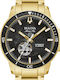 Bulova Marine Star Series C Ανδρικό Ρολόι 45mm Αυτόματο με Χρυσό Μεταλλικό Μπρασελέ