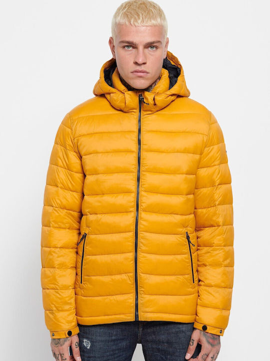 Winter Jacket Puffer Amber Yellow