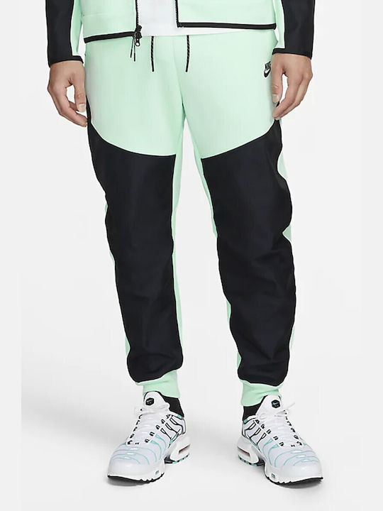 Nike Sportswear Tech Παντελόνι Φόρμας με Λάστιχο Fleece Πράσινο