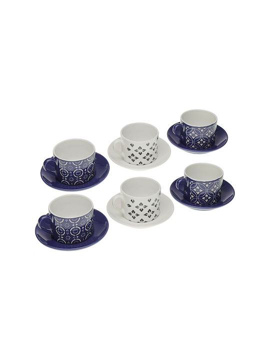 Versa Set Căni Maro Ceramice Multicolore 6buc