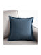 Gofis Home Διακοσμητική Μαξιλαροθήκη Isolde 460 09 Jean Blue 43x43εκ.