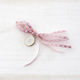 Παρίσης Christening Charm Pin Pink 50pcs