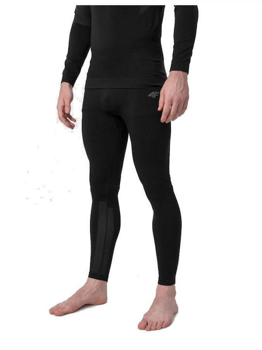 4F Pantaloni termici pentru barbati Negru