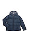 Kids' Quilted Jacket Short with Hood Navy Blue Start Me Up